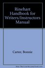 Rinehart Handbook for Writers/Instructors Manual