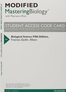 Biological Science  Modified MasteringBiology with Pearson eText  ValuePack Access Card  for Biological Science Package