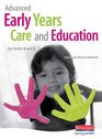 Advanced Early Years Care and Education For Levels 4 and 5