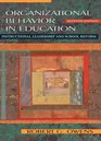 Organizational Behavior in Education Instructional Leadership and School Reform