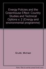 Energy Policies and the Greenhouse Effect Country Studies and Technical Options