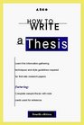 Arco How to Write a Thesis
