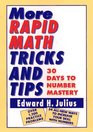 More Rapid Math Tricks and Tips  30 Days to Number Mastery