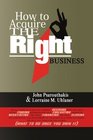 How to Acquire the Right Business