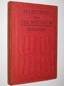 Selections from the  Spectator