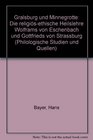 Gralsburg und Minnegrotte D religioseth Heilslehre Wolframs von Eschenbach u Gottfrieds von Strassburg