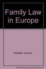Family Law in Europe