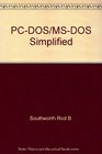 PCDOS/MSDOS simplified