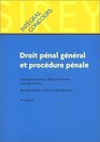 Droit Pnal gnral et procdure pnale 14e dition