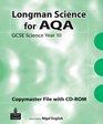 Longman Science for AQA GCSE Science Copymaster File and CDROM For AQA GCSE Science A