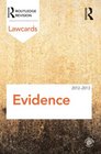 Evidence Lawcards 20122013