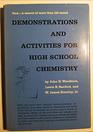 Demonstrations and activities for high school chemistry