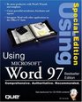 Special Edition Using Microsoft Word 97 Best Seller Edition