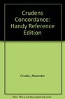 Crudens Concordance Handy Reference Edition