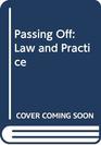 Passing Off Law and Practice
