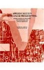 Applied Calculus With Linear Programming For Business Economics Life Sciences and Social Sciences