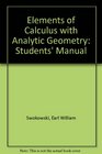 Elements of Calculus with Analytic Geometry Students' Manual
