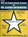 Skill and problemsolving exercises for prealgebra mathematics