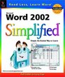 Word 2002 Simplified