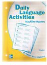 Daily Language Activities Blackline Masters Grade 1 SAMPLE COPY
