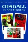 Chagall  16 Art Stickers