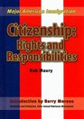 Citizenship Rights and Responsibilities