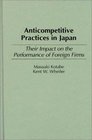Anticompetitive Practices in Japan