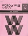 Wordly Wise 3000 Grade 12 Test Book