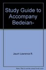 Study Guide to Accompany Bedeian Management