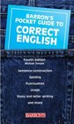Barron's Pocket Guide to Correct English