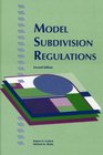 Model Subdivision Regulations Planning and Law