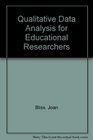 Qualitative Data Analysis for Educational Researchers A Guide to Uses of Systemic Networks