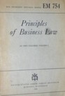 PRINCIPLES OF BUSINESS LAW  1944