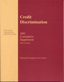 Credit Discrimination 2001 Supplement