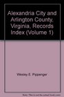 Alexandria City and Arlington County Virginia Records Index