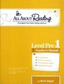All About Reading Level Prereading  Teachers Manual