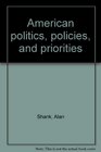American politics policies and priorities