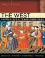 West Encounters  Transformations Volume 1  Value Pack    Mapping Western Civilization