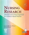 Nursing Research Methods and Critical Appraisal for EvidenceBased Practice