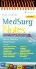 MedSurg Notes Nurse's Clinical Pocket Guide
