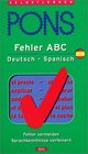 PONS Fehler ABC Deutsch Spanisch Fehler vermeiden Sprachkenntnisse verfeinern