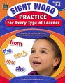 Sight Word Practice for Every Type of Learner Grd K1