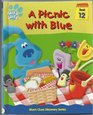 A picnic with blue