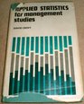 Applied statistics for management studies