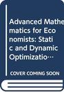 Advanced Mathematics for Economists Static and Dynamic Optimization