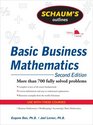 Schaum's Outline of Basic Business Mathematics 2ed