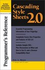 Cascading Style Sheets 20 Programmer's Reference