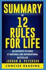 Summary of 12 Rules for Life: An Antidote to Chaos By Jordan B. Peterson
