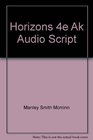 Horizons Workbook/Lab Manual Answer Key with Audio Script