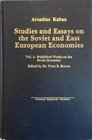 Studies and essays on the Soviet and Eastern European economics